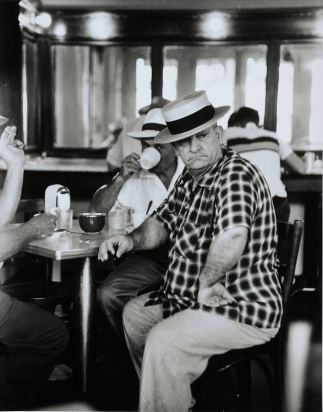 Man in Donut Shop, New Orleans