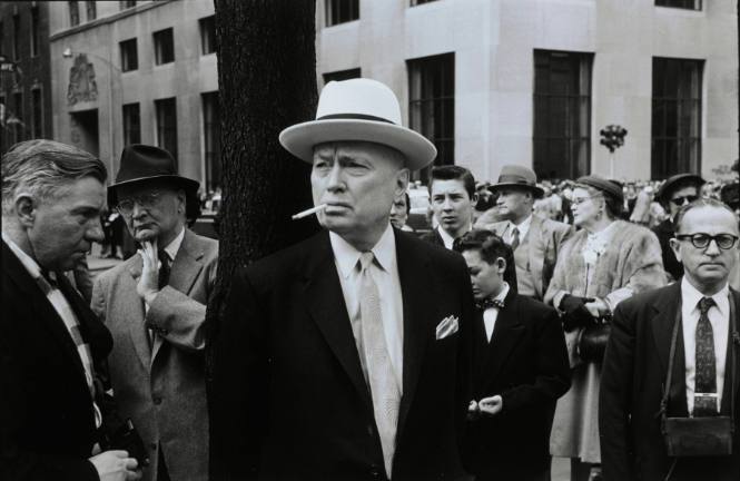 Old man smoking