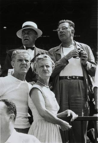 Belmont Races (men standing looking left direction)