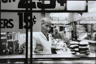 Man from Burger Restaurant