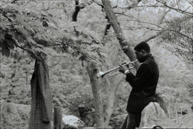 Musician Practicing, Central Park