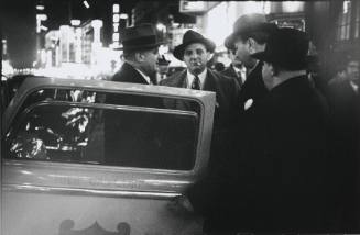 New York, NY (Four men at door cab)