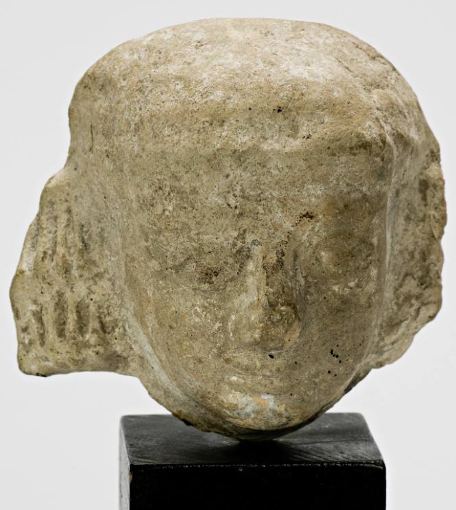 Female head with forehead band