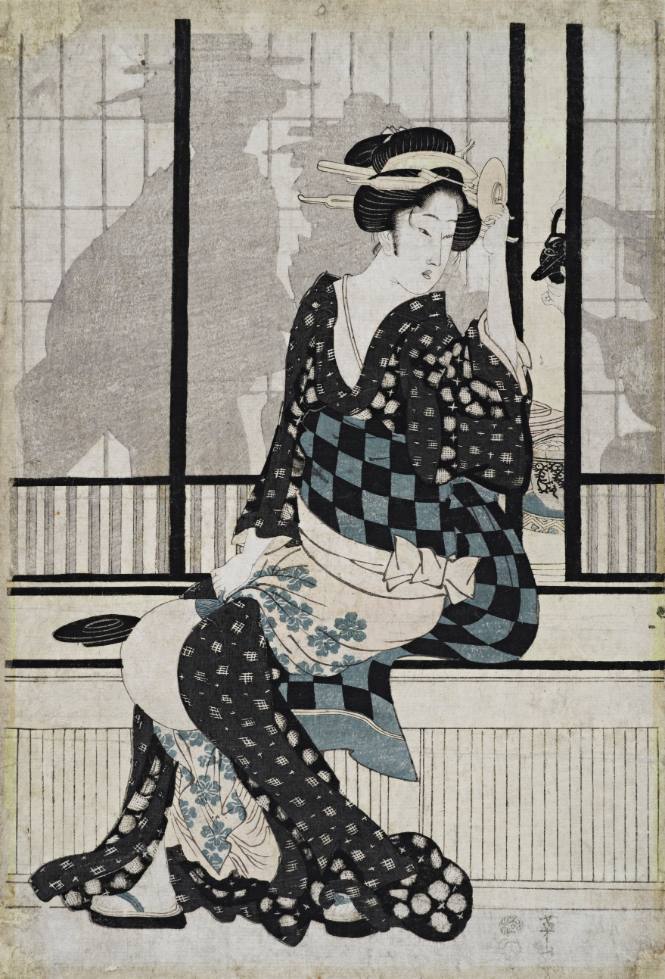 風流夕涼三美人