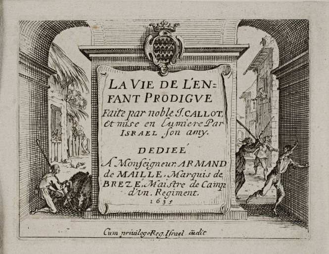 Frontispiece, from Life of the Prodigal Son (La vie de l’enfant prodigue)