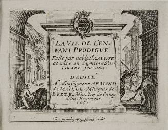 Frontispiece, from Life of the Prodigal Son (La vie de l’enfant prodigue)