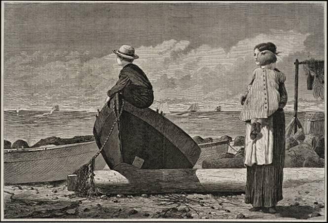 Dad’s Coming!, from Harper’s Weekly, November 1, 1873