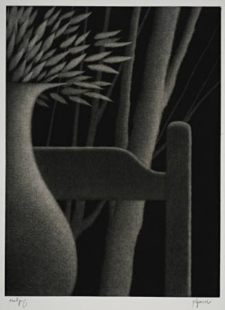 Vase, chair & trees