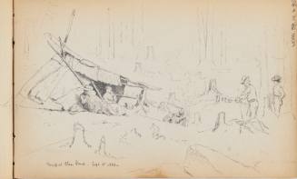 Camp at Clear Pond, September 4, 1866, from the New Hampshire and New York Sketchbook, 1865-66