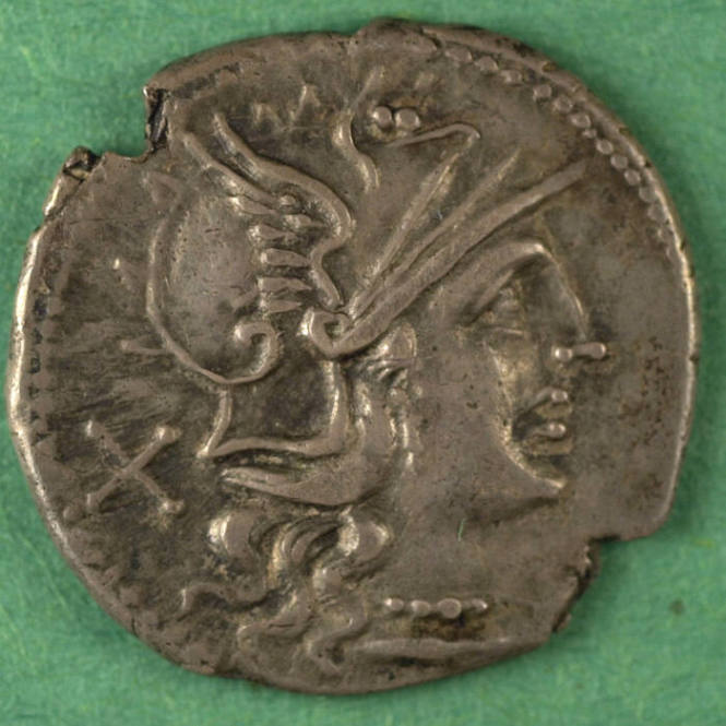 denarius, Roman Republic, 138 BCE