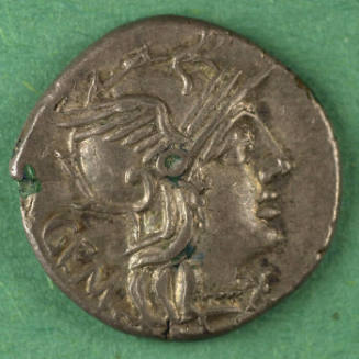 denarius, Roman Republic, 134 BCE