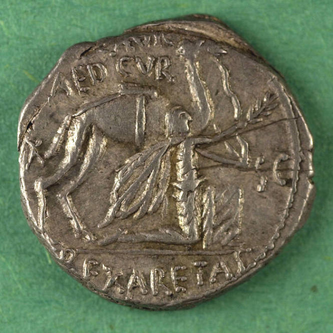 denarius, Roman Republic, 58 BCE