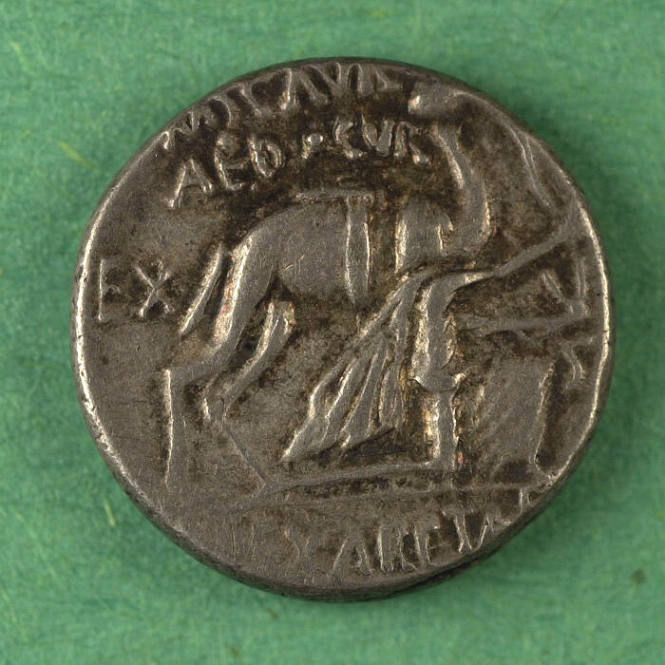 denarius, Roman Republic, 58 BCE