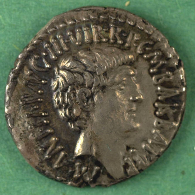 denarius, Triumviral, 41 BCE