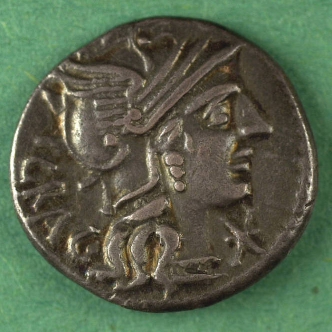 denarius, Roman Republic, 136 BCE
