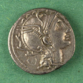 denarius, Roman Republic, 111-110 BCE