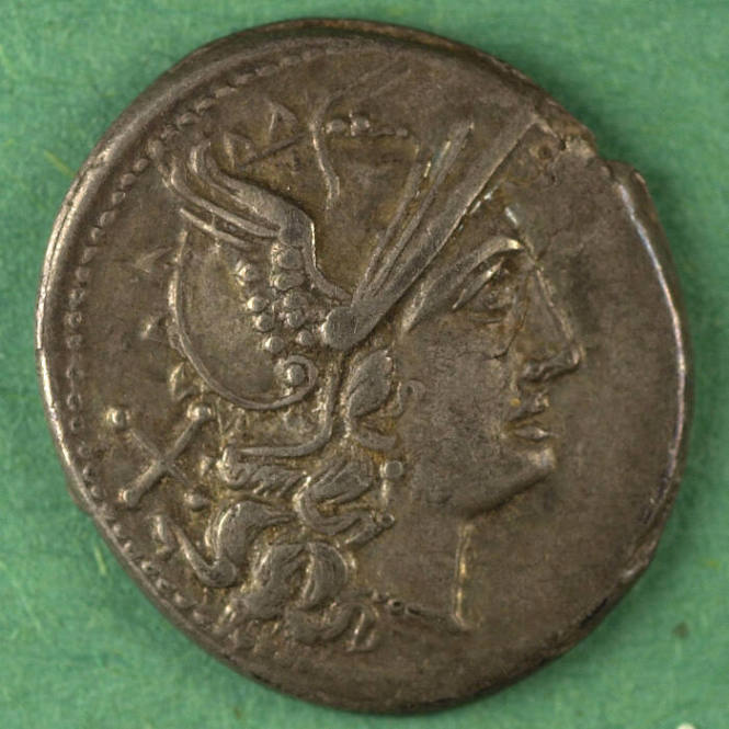 denarius, Roman Republic, 194-190 BCE