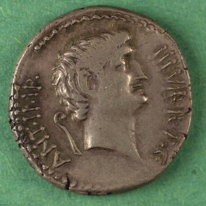 denarius, Triumviral, 40 BCE
