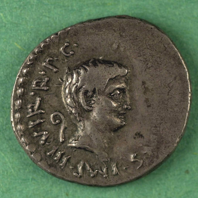 denarius, Triumviral, 41 BCE