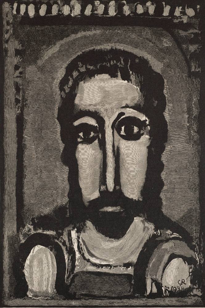 Head of Christ (Pensée, Profond Regard)