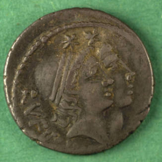 denarius, Roman Republic, 46 BCE