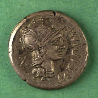 denarius, Roman Republic, 115-114 BCE