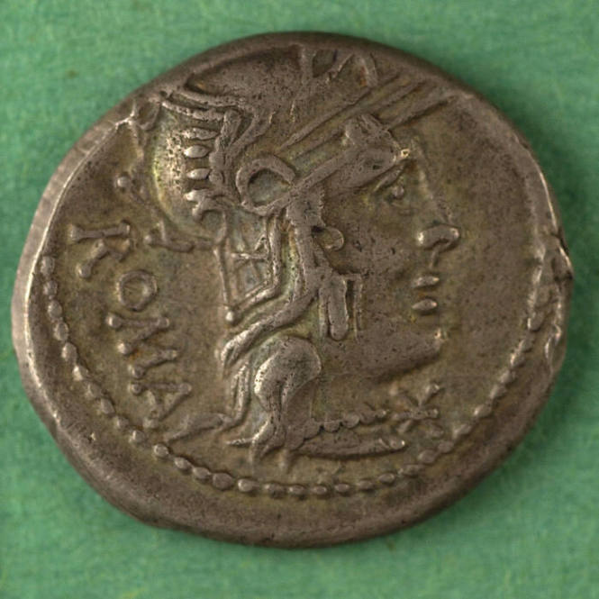 denarius, Roman Republic, 127 BCE