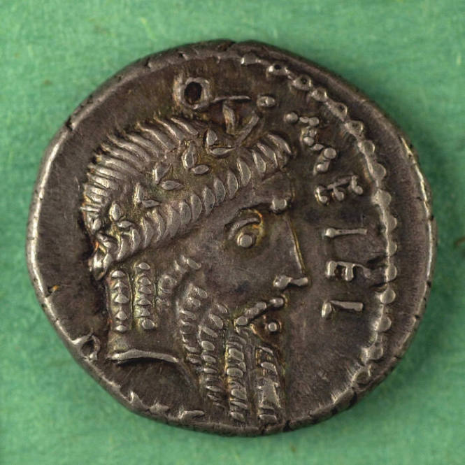 denarius, Roman Republic, 47-46 BCE