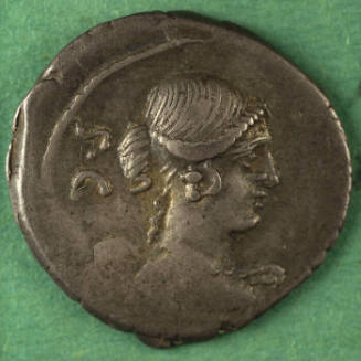 denarius, Roman Republic, 46 BCE