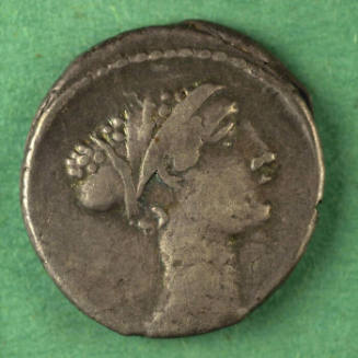 denarius, Roman Republic, 46 BCE