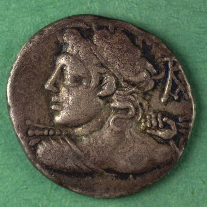 denarius, Roman Republic, 112-111 BCE