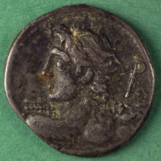 denarius, Roman Republic, 112-111 BCE