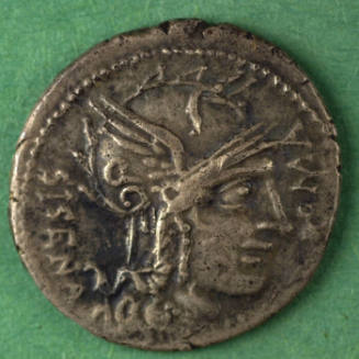 denarius, Roman Republic, 118-107 BCE