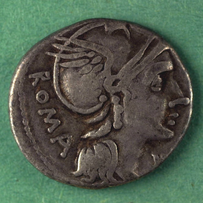 denarius, Roman Republic, 109-108 BCE