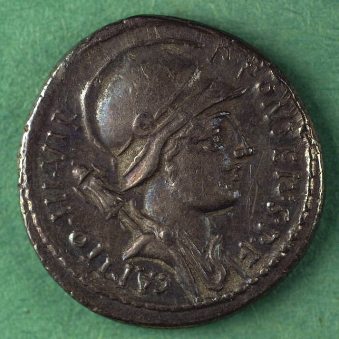denarius, Roman Republic, 55 BCE