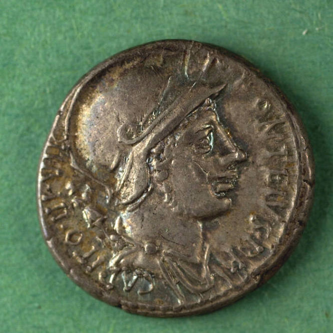 denarius, Roman Republic, 55 BCE