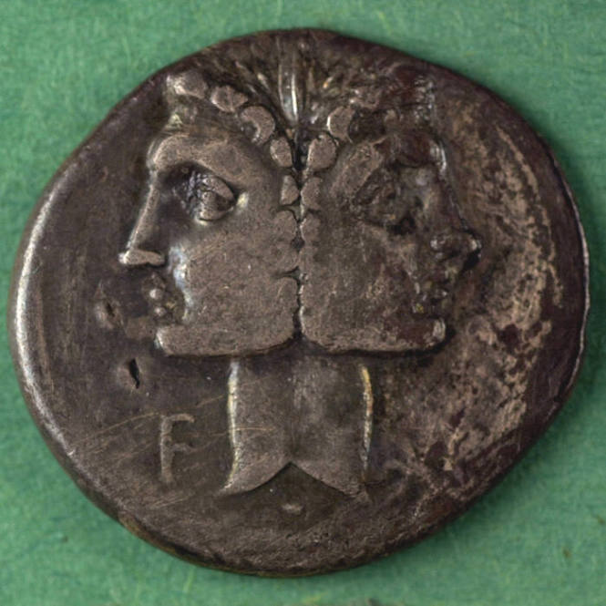 denarius, Roman Republic, 114-113 BCE