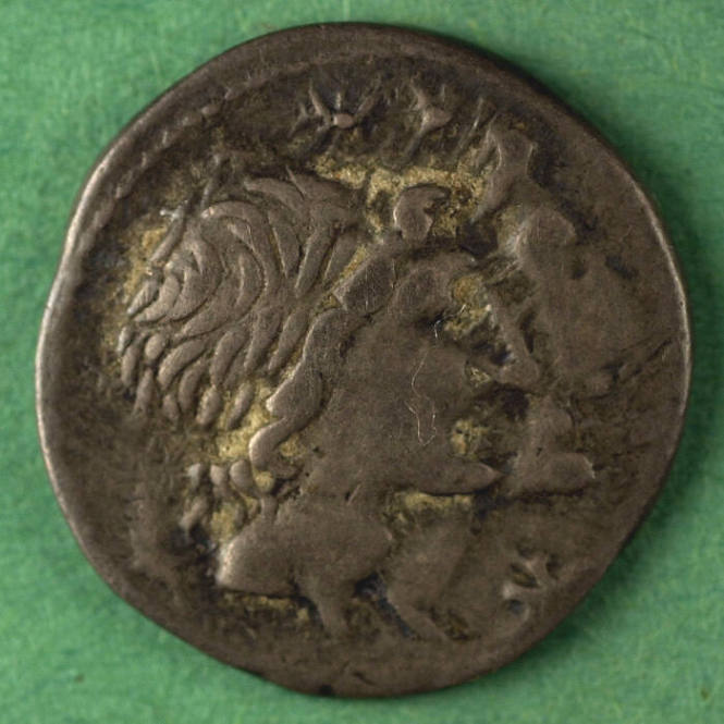 denarius, Roman Republic, 108-107 BCE