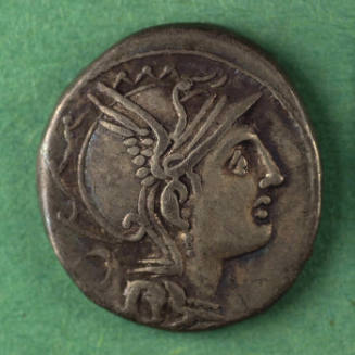 denarius, Roman Republic, 111-110 BCE