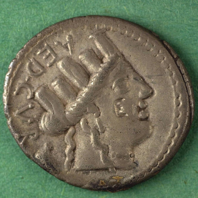 denarius, Roman Republic, 84 BCE