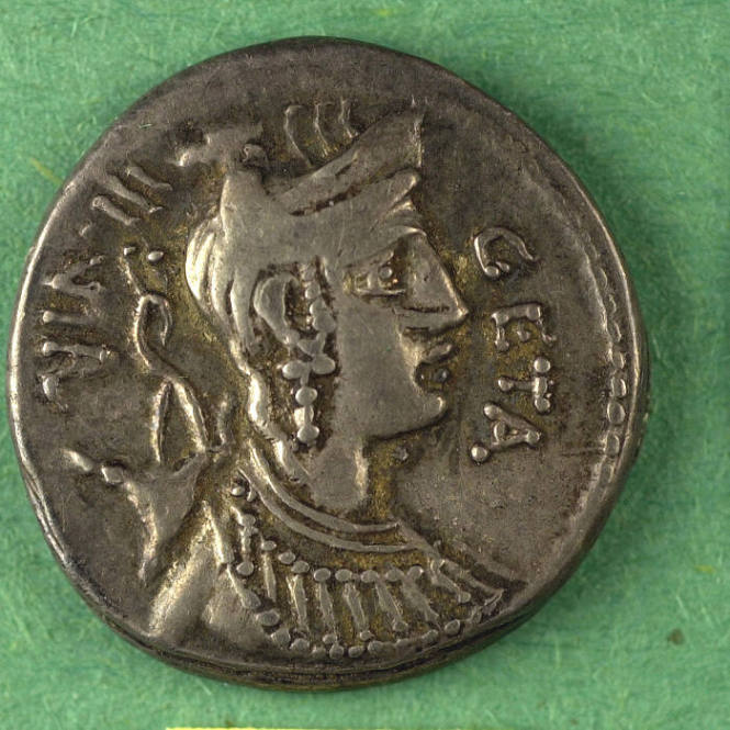 denarius, Roman Republic, 68 BCE
