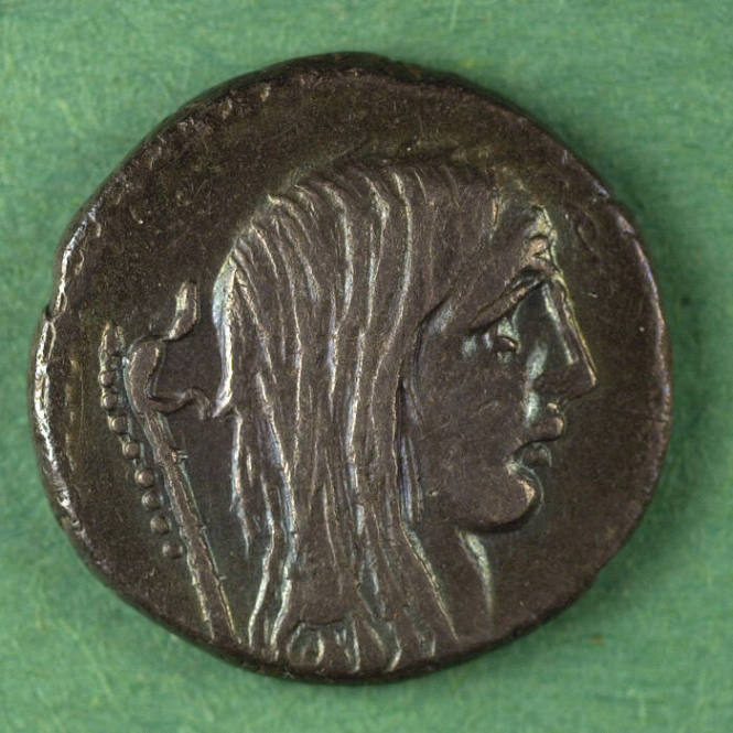 denarius, Roman Republic, 48 BCE