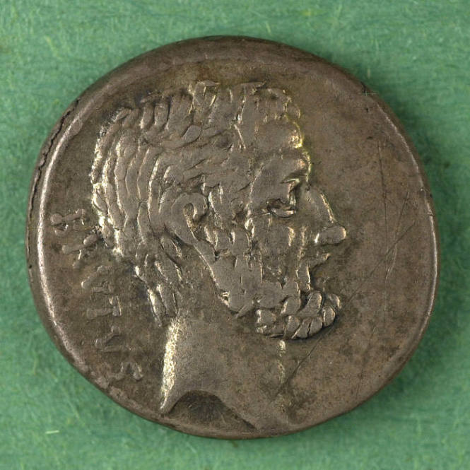 denarius, Roman Republic, 54 BCE