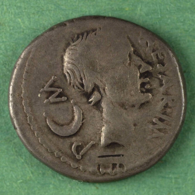 denarius, Roman Republic, 44 BCE