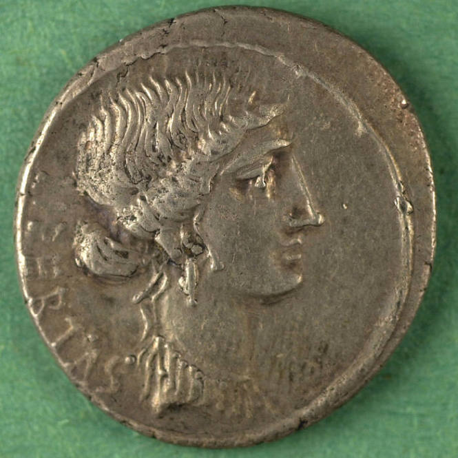 denarius, Roman Republic, 54 BCE