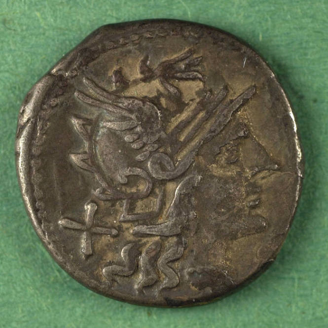 denarius, Roman Republic, 153 BCE