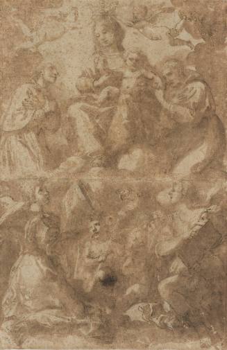 Virgin in Glory with Saints Charles Borromeo and Francis