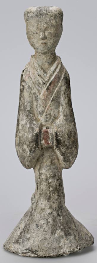 Standing female attendant