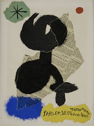 Illustration for Parler Seul by Tristan Tzara, 1948-50