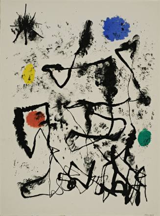 Illustration for Parler Seul by Tristan Tzara, 1948-50